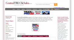 Desktop Screenshot of centraltrucksales.com