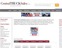 Tablet Screenshot of centraltrucksales.com